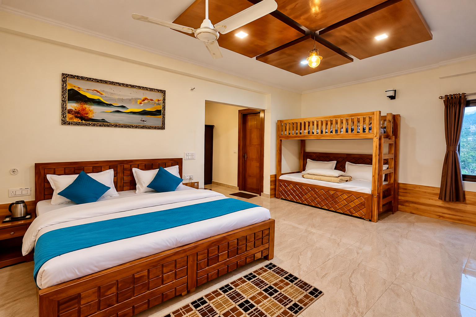 Family Room with Balcony at Inn The Mountains